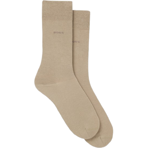 Boss 2pak Bomuldsstrømper I Beige Til Herre Beige 47-50 Boss 2pak Bomuldsstrømper I Beige Til Herre Beige 47-50