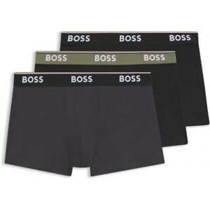 Boss 3pak Underbukser/trunks I Grøn Og Mørke Nuancer Til Herre. Sort XL Boss 3pak Underbukser/trunks I Grøn Og Mørke Nuancer Til Herre. Sort XL