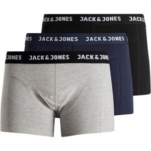 Jack & Jones 3-Pak Underbukser Af Økologisk Bomuld I Sort, Navy Og Grå Til Herre Multifarvet XXL Jack & Jones 3-Pak Underbukser Af Økologisk Bomuld I Sort, Navy Og Grå Til Herre Multifarvet XXL