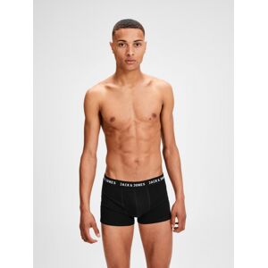Jack & Jones 5pak Underbukser/boksershorts I Klassisk Sort Til Herre Sort L Jack & Jones 5pak Underbukser/boksershorts I Klassisk Sort Til Herre Sort L