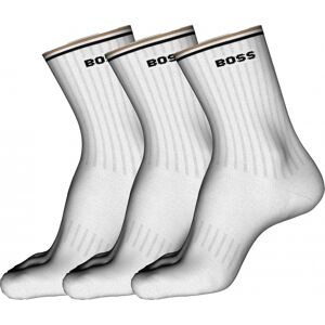 Boss 3pak Rib Strømper/sokker Hvid Til Herre Hvid 40 - 46 Boss 3pak Rib Strømper/sokker Hvid Til Herre Hvid 40 - 46