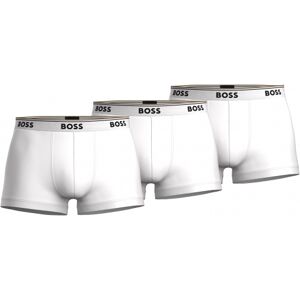 Boss 3pak Underbukser/boksershorts Med Signaturstribe I Hvid Til Herre Hvid L Boss 3pak Underbukser/boksershorts Med Signaturstribe I Hvid Til Herre Hvid L