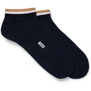 Boss 2pak Ankelstrømper I Navy Med Signaturstribe Til Herre Navy 39-42 Boss 2pak Ankelstrømper I Navy Med Signaturstribe Til Herre Navy 39-42