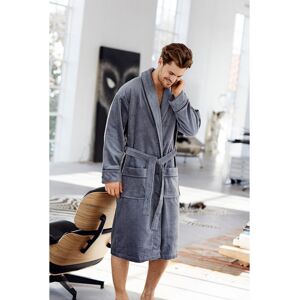 Jbs Badekåbe Med Velour I Lysegrå Til Herre. Grå 3XL Jbs Badekåbe Med Velour I Lysegrå Til Herre. Grå 3XL