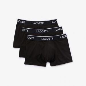 Lacoste 3-Pak Underbukser/boxershorts I Sort Til Herre Sort M Lacoste 3-Pak Underbukser/boxershorts I Sort Til Herre Sort M
