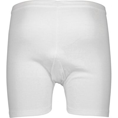 Bison Bomulds Boksershorts Med Gylp I Hvid Til Herre Hvid XL Bison Bomulds Boksershorts Med Gylp I Hvid Til Herre Hvid XL