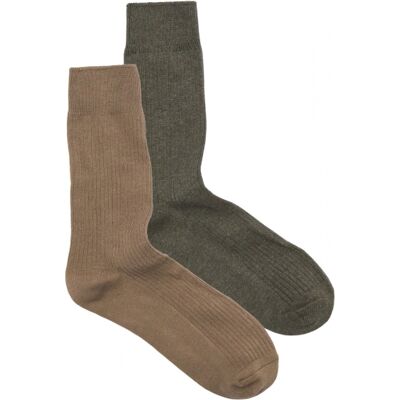 Jack & Jones 2pak Premium Sokker I Brun Og Oliven Grøn Til Herre Grøn Onesize Jack & Jones 2pak Premium Sokker I Brun Og Oliven Grøn Til Herre Grøn Onesize