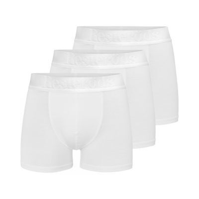 Resteröds Gunnar Bamboo Boxers - Herre Hvid S Resteröds Gunnar Bamboo Boxers - Herre Hvid S