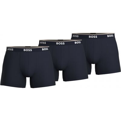 Boss 3-Pak Power Boksershorts Med Signaturstribe – Navy Herre Navy XXL Boss 3-Pak Power Boksershorts Med Signaturstribe – Navy Herre Navy XXL