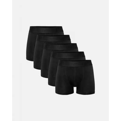 Resteröds 5-Pak Sorte Bambus-Tights Til Herre – S-2xl Sort 2XL Resteröds 5-Pak Sorte Bambus-Tights Til Herre – S-2xl Sort 2XL