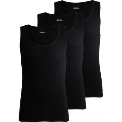 Boss 3pak Tank Top I Sort Til Herre Sort L Boss 3pak Tank Top I Sort Til Herre Sort L