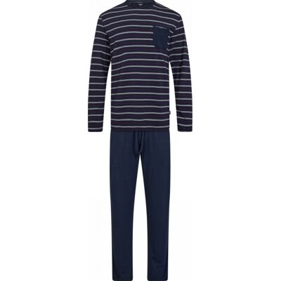 Jbs Bambusjersey-Pyjamas I Navy Til Herre Sort M Jbs Bambusjersey-Pyjamas I Navy Til Herre Sort M