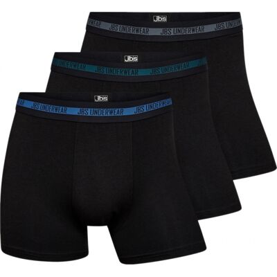 Jbs 3-Pak Bambus Boxershorts I Sort Med Farvet Linning Sort M Jbs 3-Pak Bambus Boxershorts I Sort Med Farvet Linning Sort M
