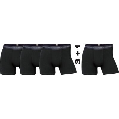 Jbs 4-Pak 3+1 Bambus Boxershorts I Sort Til Herre Sort 3XL Jbs 4-Pak 3+1 Bambus Boxershorts I Sort Til Herre Sort 3XL