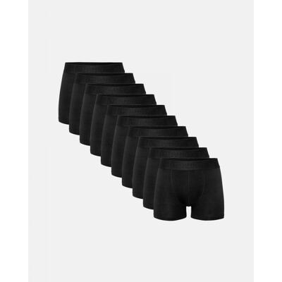 Resteröds 10-Pak Sorte Bambus-Boxershorts Til Herre – S-2xl Sort M Resteröds 10-Pak Sorte Bambus-Boxershorts Til Herre – S-2xl Sort M
