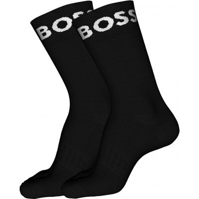 Boss 2-Pak Sorte Sportsstrømper Til Herre – 39–46 Sort 39 - 42 Boss 2-Pak Sorte Sportsstrømper Til Herre – 39–46 Sort 39 - 42