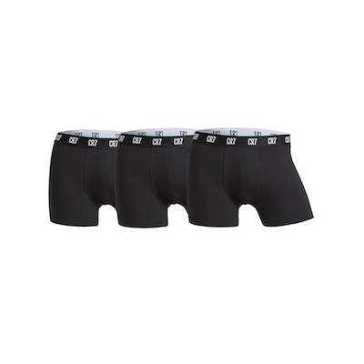 Cr7 3-Pak Sorte Boxershorts I Bomuld Til Mænd Sort M Cr7 3-Pak Sorte Boxershorts I Bomuld Til Mænd Sort M