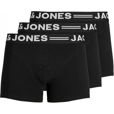 Jack & Jones 3-Pak Boxershorts I Sort Til Herre Sort M Jack & Jones 3-Pak Boxershorts I Sort Til Herre Sort M