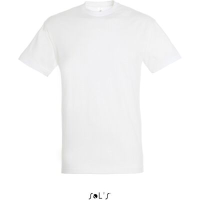 Sols Regent T-Shirt Med Klassisk Snit Og Rund Hals I Hvid Til Herre Hvid XS Sols Regent T-Shirt Med Klassisk Snit Og Rund Hals I Hvid Til Herre Hvid XS