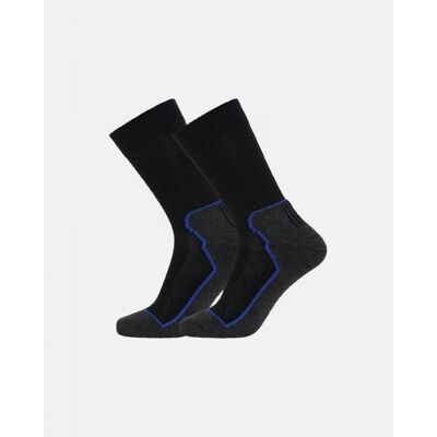 Dovre 2-Pak Navy Terry-Uldstrømper Navy 44 - 47 Dovre 2-Pak Navy Terry-Uldstrømper Navy 44 - 47