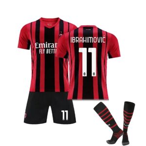 AC Milan hjemmefodboldtrøje til børn nr. 11 Ibrahimovic 8-9years