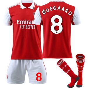 22-23 Arsenal Home Børnefodboldtrøje nr. 8 Ødegaard 28