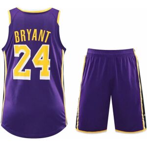 #24 Kobe Bryant Basketball Kit Lakers ungdomstrøje Children (130-140cm)