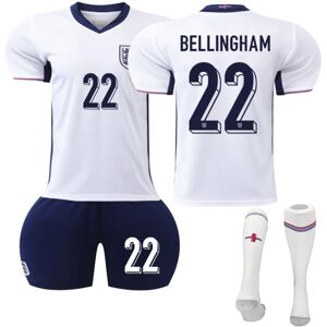 UEFA Euro 2024 England Hjemmefodbolddragt nr. 22 Bellingham 28