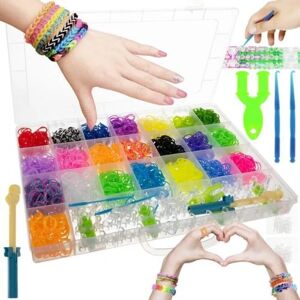 Mobil o Teknik Loom Bands Kit - 4400 stk i 22 farver Multicolor