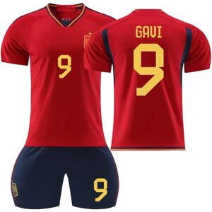 22 Spanien hjemmebanetrøje NR. 9 Gavi sweater zV - Perfet #28