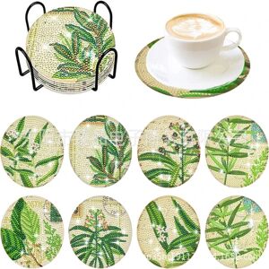 8 STK Diamond Art Painting Coasters Kit Diamond Art Coaster