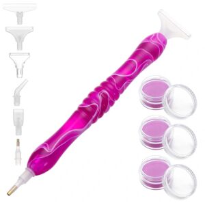 10 STK harpiks diamantmaleri pen lim ler purple