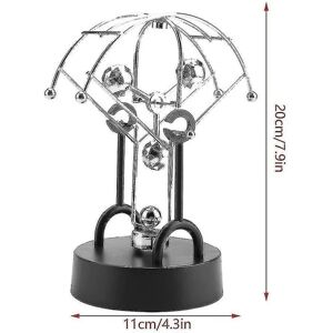 Perpetual Motion Kinetic Art Craft Electronic Shake Wiggle Balance Leksak Lärværktøj Kontordekoration (# B102)