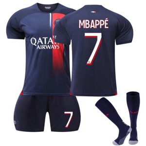 Goodies 23-24 Paris Saint G ermain Hjemmetrøje nr. 7 Mbappé nye fodboldsæt 22