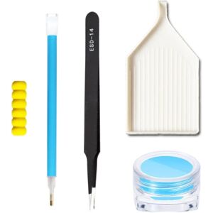 Diamond Pack Diamond Painting Accessory Tool Kit, Hvid, One Siz