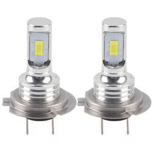 Universal H7 LED biltågelygter - 2 stk, 80W, 6000K, hvid, 12V