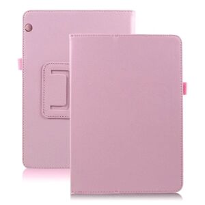 Generic Huawei MediaPad T3 10 Foldbart etui - Lyserød Pink