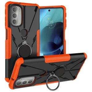 Generic Kickstand-cover med magnetisk plade til Motorola Moto G51 5G - O Orange