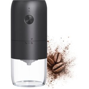 Bærbar elektrisk kaffekværn, Compact Burr Automatisk Kaffebønnekværn, Grovhedsjustering USB Genopladelig, Multi Grind, Enkel betjening