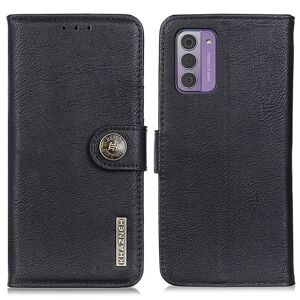 MTK Telefontaske til Nokia G42 Wallet Cover Mobiltaske KHAZNEH Black