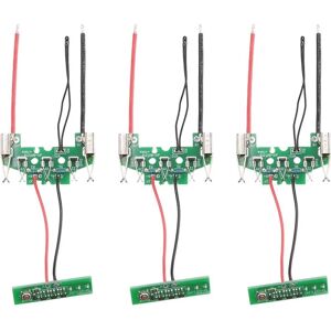 3 stk Bat610 18v lithium-ion batteri pcb ladebeskyttelseskredsløbskort til Boschs 18v Li-ion bat