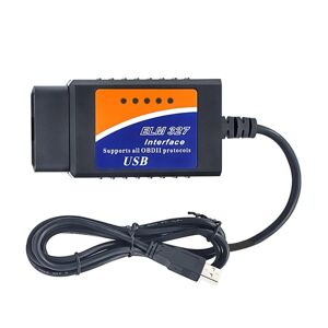 Northix USB ELM327 / OBD2 Fejlkodelæser Automotive Diagnostic Black