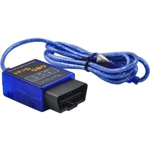 Northix USB OBD2/OBDII/OBD Bildiagnostik fejlkode læser Blue