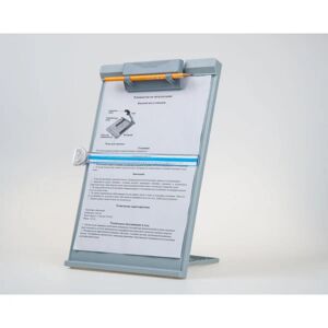 Desktop-dokumentholderstativ med 5 justerbare positioner, sort metal filorganiseringshåndtering Kopiholder til indtastning Tale Læs