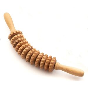 Anti Cellulite Massage Roller Tool Massager Lår Træ