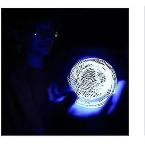 Flash Ball Led Light Rasengan Spiral Pill Generator Lysende