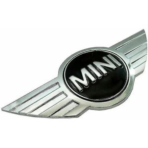 Mini Badge Logo Front Motorhjelm Krom Hætte Metal Sticker. Emb