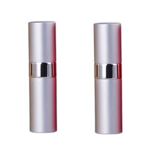 INF Mini genopfyldelig parfumeforstøverflaske 15 ml 2-pak Sølv Sølv