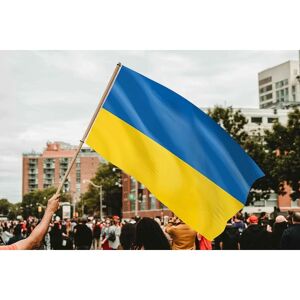 Ukrainsk flag - ukrainsk flag levende farver og UV-resistent