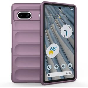 SKALO Google Pixel 7a Rugged Bumpers TPU-Cover Purple